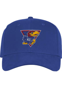 Adidas Kansas Jayhawks Mens Blue Slouch Stretch Flex Hat