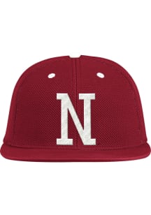 Adidas Nebraska Cornhuskers Mens Red Baseball On-Field Fitted Hat