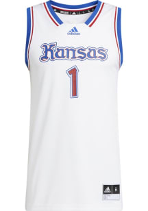 Adidas Kansas Jayhawks White Swingman Jersey