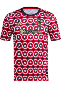 Adidas Columbus Crew Mens Red Americana Pre-match Jersey