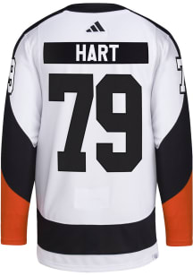Adidas Carter Hart Philadelphia Flyers Mens White 2022 Reverse Retro Hockey Jersey