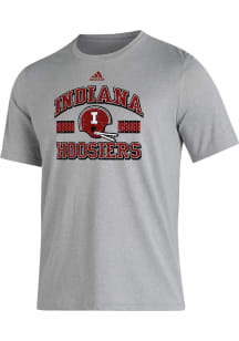 Adidas Indiana Hoosiers Grey Creator Short Sleeve T Shirt