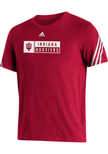 Adidas Indiana Hoosiers Red Fashion Short Sleeve T Shirt