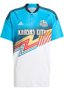 Sporting Kansas City Mens Adidas Replica Soccer Third Jersey - White
