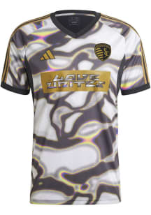 Adidas Sporting Kansas City Mens Black Pride X Pabllo Vittar Pre-match Jersey