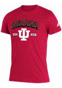 Adidas Indiana Hoosiers Crimson Locker Mighty Mascot Short Sleeve Fashion T Shirt