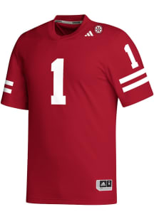 Adidas Nebraska Cornhuskers Red Replica Football Jersey