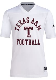 Adidas Texas A&M Aggies White Tailgate Football Jersey