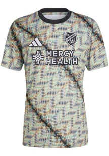 Adidas FC Cincinnati Mens Green Hispanic Celebration Pre-match Jersey