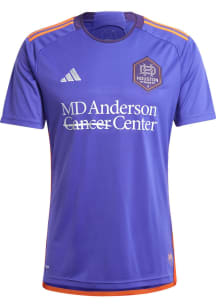 Houston Dynamo Mens Adidas Replica Soccer Away Jersey - Purple