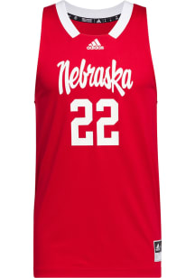 Adidas Nebraska Cornhuskers Red Swingman Basketball Jersey