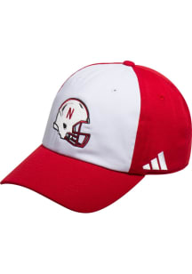 Adidas Nebraska Cornhuskers 2023 100 Years Sideline Adjustable Hat - White