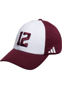 Adidas Texas A&M Aggies 2022 12TH Man Unstructured Adjustable Hat - White