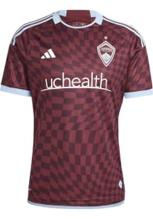 Colorado Rapids Mens Adidas Authentic Soccer Home Jersey - Maroon