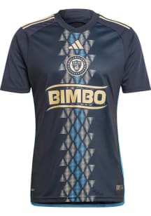Philadelphia Union Mens Adidas Replica Soccer Home Jersey - Navy Blue