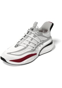 Adidas Nebraska Cornhuskers White Adidas Alphaboost Mens Shoes