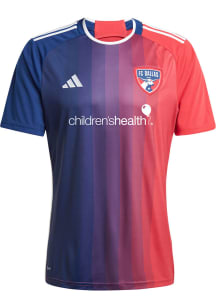 FC Dallas Mens Adidas Replica Soccer Home Jersey - Navy Blue