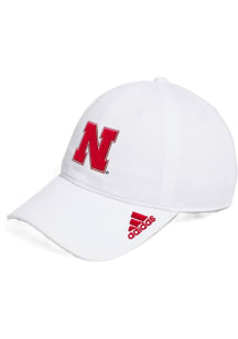 Adidas Nebraska Cornhuskers LR 209 Adjustable Hat - White