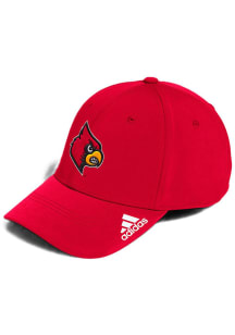 Adidas Louisville Cardinals Mens Red LR 211 Flex Hat