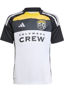 Adidas Columbus Crew Youth White Third Jersey Soccer Jersey