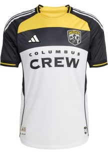 Columbus Crew Mens Adidas Authentic Soccer Third Authentic Jersey - White