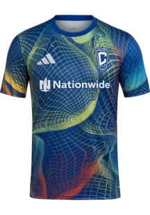Adidas Columbus Crew Mens Blue United We Play Pre-match Jersey
