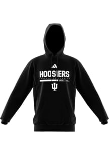 Adidas Indiana Hoosiers Mens Black Locker Basketball Bar Hood