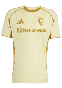 Adidas Columbus Crew Mens Gold One Planet Prematch Pre-match Jersey