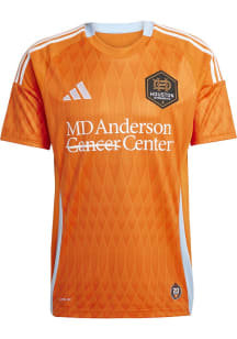 Houston Dynamo Mens Adidas Replica Soccer 25-26 Home Jersey - Orange