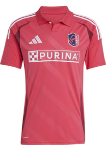 St Louis City SC Mens Adidas Replica Soccer 25-26 Home Jersey - Red