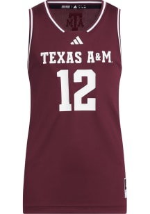 Adidas Texas A&M Aggies Youth Swingman No 1 Maroon Basketball Jersey