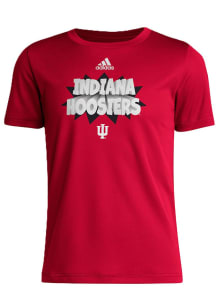 Adidas Indiana Hoosiers Youth Cardinal Not That Deep Short Sleeve T-Shirt