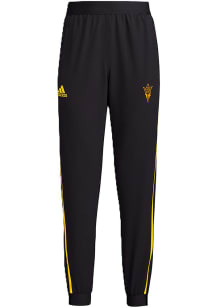 Adidas Arizona State Sun Devils Womens Sideline Woven Black Sweatpants