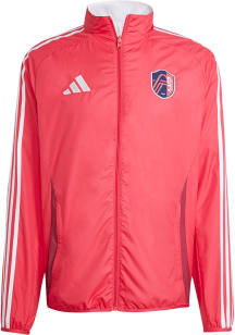 Adidas St Louis City SC Mens Red Anthem Track Jacket