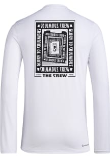 Adidas Columbus Crew White Local Warp Long Sleeve T-Shirt