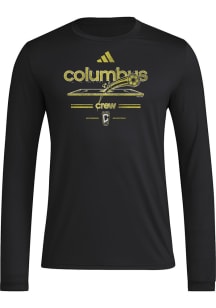 Adidas Columbus Crew Yellow Vintage Worldie Long Sleeve T-Shirt
