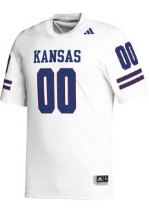 Adidas Kansas Jayhawks White Replica Football Jersey