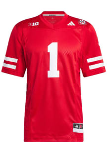 Adidas Nebraska Cornhuskers Red Premier Football Jersey