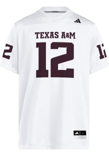 Adidas Texas A&M Aggies White Replica Away Football Jersey