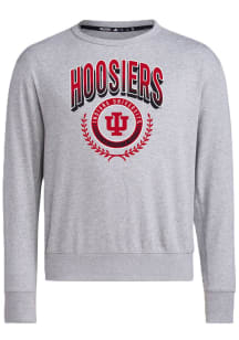 Adidas Indiana Hoosiers Mens Grey Vintage Long Sleeve Fashion Sweatshirt