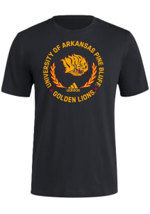 Adidas Arkansas Pine Bluff Golden Lions Black HBCU FRESH Short Sleeve T Shirt