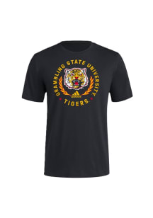 Adidas Grambling State Tigers Black HBCU Short Sleeve T Shirt