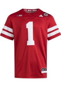 Adidas Nebraska Cornhuskers Red Football Home Football Jersey