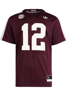 Adidas Texas A&M Aggies Maroon Football Strategy Football Jersey