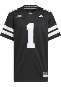 Adidas Nebraska Cornhuskers Black Football Strategy Football Jersey