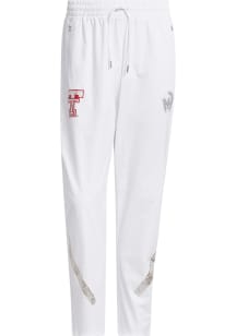 Adidas Texas Tech Red Raiders Mens White Strategy Pants