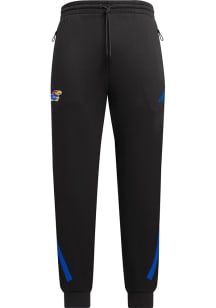 Adidas Kansas Jayhawks Mens Black ZNE Pants