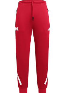 Adidas Nebraska Cornhuskers Mens Red ZNE Pants
