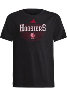 Adidas Indiana Hoosiers Youth Cardinal Hold the Line Short Sleeve T-Shirt