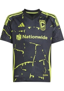 Adidas Columbus Crew Youth Black 25/26 Away Replica Soccer Jersey